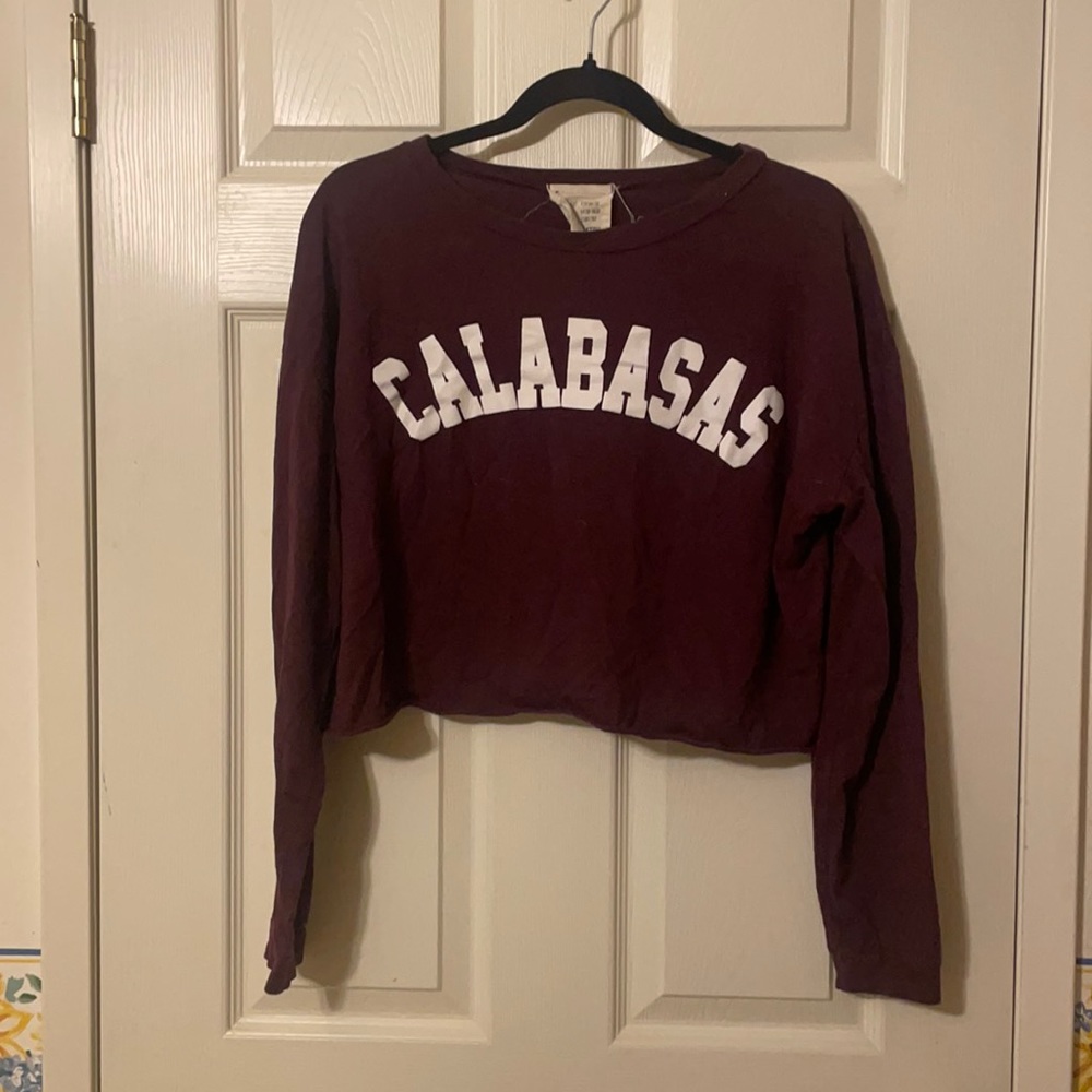 Crop top long sleeve